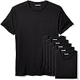 Amazon Essentials Herren Unterhemd mit Rundhalsausschnitt, 6er-Pack