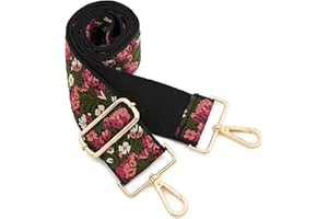 ZOUIQSS Tracolla larga ，Cintura di ricambio regolabile Tracolla per borsa in tela per chitarra a tracolla