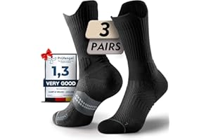 Juclise Calcetines de compresión Coolmax Bamboo para correr para mujer, transpirables, antiampollas acolchados，Calcetines deportivos