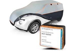 WALSER Funda antigranizo para el Coche Perma Protect, SUV, Precio Rendimiento Ganador* Funda Repelente al Agua antigranizo para automóvil, Lona para Coche, Funda para Coche S