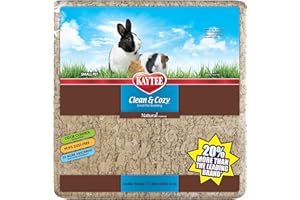 Kaytee Superpet, Clean & Cozy Streu für kleine Haustiere wie Mäuse, Rennmäuse, Nagetiere, Hamster, Kaninchen, besonders saugfähige Papierstreu, 99,9 % staubfrei, Natürlich, 72L