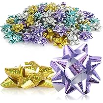 Fiocchi Autoadesivi Per Regali - 60 Pezzi Colorati Per Natale, Compleanni E Matrimoni - Foto 7