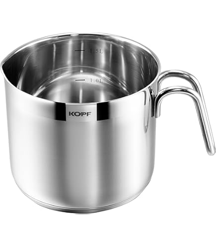 Casseruola In Acciaio Inox Lacor 2 Litri - Con Beccuccio, Manico In Bachelite, Per Induzione - Foto 8