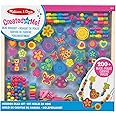 Melissa & Doug Kit Braccialetti Fai Da Te Bambina | Perline In Legno, Idee Regalo Bimba 5 Anni In Su