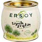 Ersoy Doğal Siyah Zeytin, Gemlik XL Kalibre 201-230, 2 kg
