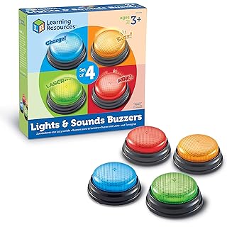 Learning Resources Lights and Sounds Buzzers