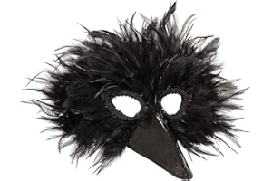 Widmann - Maske Vogel, mit Federn, Papagei, Karneval, Mottoparty