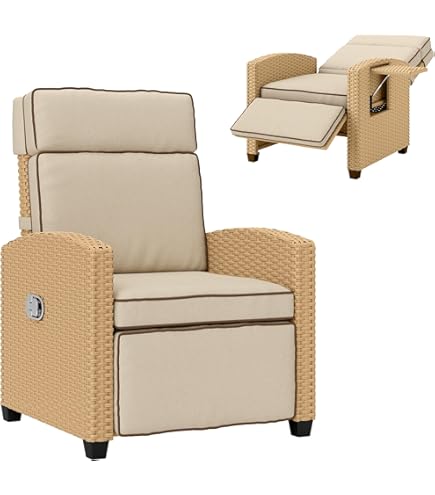 bellevue rattan recliner duet set