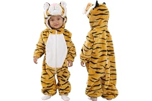 Doladola Combinaison de flanelle pour neutres bébé enfant animaux combinaison pyjama déguisement halloween bébé