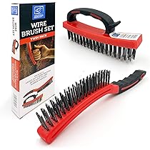 Set 6 Spazzole Metalliche - Acciaio, Ottone E Nylon Per Pulizia Ruggine, Vernice E Sporco