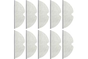 CHUANCHENG Paños de fregona de cobertura completa para XiaoMi Roborock S5 Max S6 Pure S6 MaxV S5 S51 S50 S55 E25 E35 Partes de aspiradora (paquete de 10)