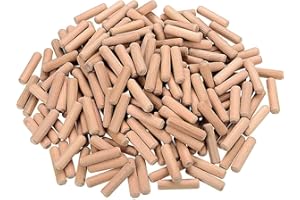 MEET-SHOP Tasselli in Legno,Spine Legno 50 Pezzi Spinette di Legno per Mobilia Letto Cassetto Carpenteria Mestiere Wolfcraft 6x30 mm