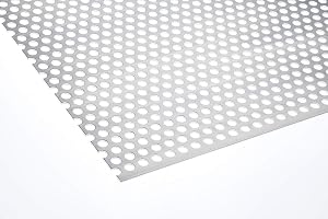 Perforerad aluminiumplåt RV 10-15 – 2 mm – Skär på mått – 1 000 mm x 450 mm