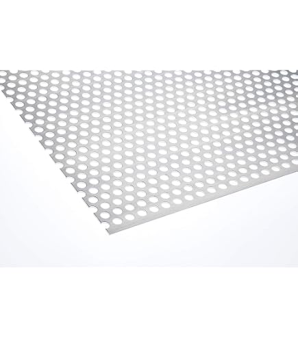 Aluminium Lochblech 250x250 Mm – RV5-8, 2 Mm, EN AW-1050A, Wählbares Wunschmaß, Für Deko, Möbel & Filter Wunschmaß Zuschnitt Aluminium Lochblech 250x250 Mm – RV5-8, 2 Mm, EN AW-1050A, Wählbares Wunschmaß, Für Deko, Möbel & Filter Wunschmaß Zuschnitt