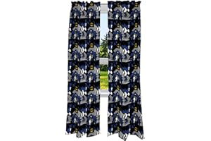 Franco Ensemble de Rideaux de fenêtre pour Chambre d'enfant, 208,3 x 213,4 cm, Batman