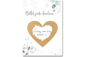 Joli Coon Carte a gratter - Carte personnalisable - Ticket gagnant - Carte cadeau