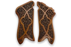 Zib Grips WW2 German Luger P08 Pistol Wooden Handle Handmade from Walnut Wood Ars.22