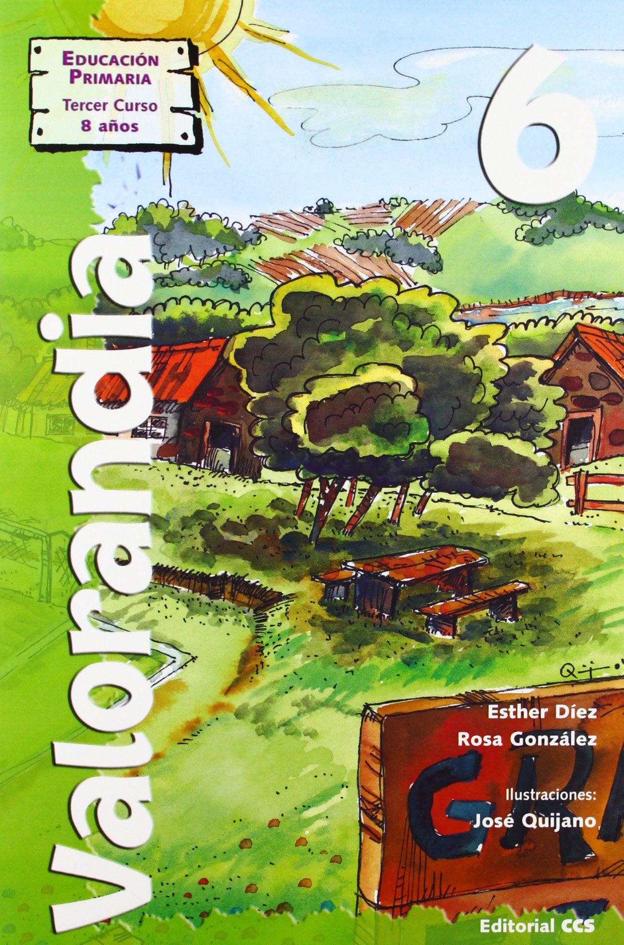 Valorandia 6: Educación Primaria. Tercer curso. 8 años