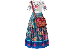 JerrisApparel Mirabel sukienka dziecięca na Halloween, imprezę cosplay, przebranie