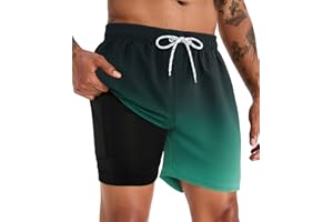 APTRO Mens Swimming Shorts Swimming Trunks Men Compression Liner Swim Shorts 7" Board Shorts 01