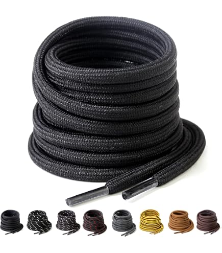 Prym Flache Schuhbänder – 100 % Baumwolle, 2er Pack, Längen 60-180 Cm, Verschiedene Farben