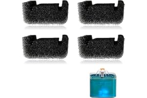 VOKMON 4 Filtri In Spugna Per Filtri Fontana Gatti Animali Domestici Fontana Di Ricambio Per Animali Domestici Filtro In Schiuma Per Aonboy Spugne Fontanella Per Gatti Per Animali Domestici Cani