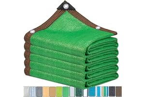 SDLLG Sun Protection Net with Eyelets Made of HDPE Green B 4 x 6 m Awning with 90% Shading Effect Shade Net Garden UV Protection Net Breathable Wind Protection Net Stable for Picnic