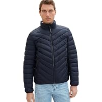 TOM TAILOR Herren Lightweight Steppjacke – Wasserabweisend, Mit Stehkragen, Regular Fit
