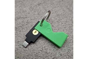 ULEIVA Case Schutzhülle kompatibel mit Yubico Yubikey 5 NFC (USB-A)/ 5C NFC (USB-C) Schutzhülle für Sicherheitsschlüssel Farbwahl (Grün, 5C NFC (USB C))
