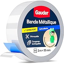 Lot De 10 Bandes Magnétiques Autocollantes Ultra Puissantes - 6,5 X 0,8 X 0,06 Cm, Parfait Pour Fixer Sur Métal, Bois, Etc.