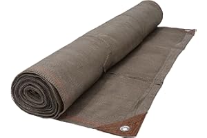 WERKA PRO Brise vue jardin - Brise vue occultant - Rouleau Brise vue - WerkaPro 10831 - Brise Vue Renforcé Taupe - Tissage renforcé de 220 gr/m2 - Rouleau 2 m x 10 m - En polyéthylène