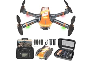 KINGULL G9 GPS Drones with Camera 4k Professional for Adults & Kid,45-Min Flight Time, RC Quadcopter, Brushless Motor and Follow Me, 5G FPV Transmission and Auto Return,Under 249g(Dark Gray)