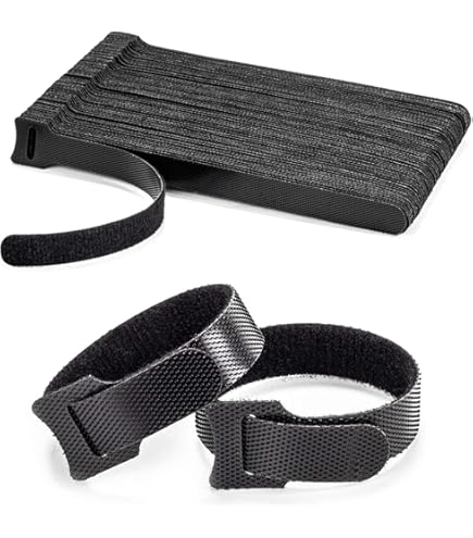 Zip Ties Assorted Sizes 4" 6" 8" 12" , 400 Pack, Black Cable Ties Uv Resistant Wire Ties By