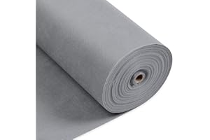 Longing Home Tischdeckenrolle, 1 × 25M, Grau, Einweg Vlies Stoffähnlich Tischdecke Rolle, Meterware Tischtuchrolle, Geeignet Für Geburtstag, Party, Deko