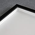The Simple Things 20x20 Shadow Black Box Display Frame with White Acid-Free Backing UV Acrylic & Hanging Hardware - with 3/4" Usable Depth - Great Magazine Display Frame Shadowbox