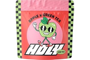 ‎HOLY ENERGY HOLY Iced Tea® Apple x Green Tea | 35 Portionen mit Antioxidantien & Ballaststoffen | Zuckerfreier Eistee & Immunbooster | Vegan mit 100% natürlichen Fruchtaromen