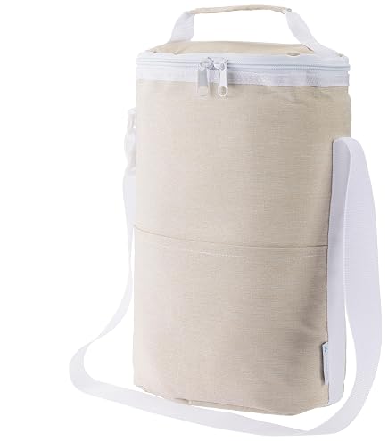 Produktbild von Golftaschen-Kühler Mit 6 Kühlakkus – Isolierte Kühltasche Für 6 Dosen, Perfekt Für Golfer, Väter & Outdoor-Fans