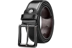 EsengNoyi Mens Belts Leather Belt for Men Casual Belt for Jeans Black Belt for Men