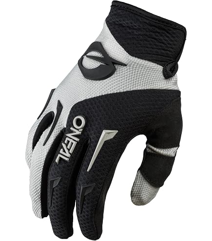 O'NEAL | Guanto da ciclismo e motocross | MX MTB DH FR Downhill Freeride | Materiali durevoli e flessibili, palmo ventilato | Guanto Matrix | Adulto | Nero Bianco | Taglia L