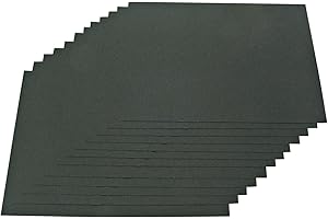 BE CREATIVE BCreativeÂ - Cartulinas de colores reciclados (tamaño A3, 270 g/m², 10 unidades), color negro