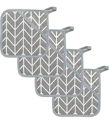 Große Topflappen Mit Taschen - 2 Stück Hitzebeständig Bis 350°C