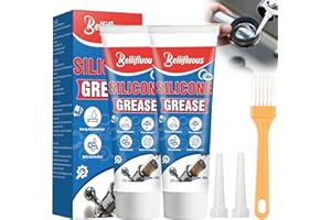 Bellifluous Silicone Grease, Rubber Care Car Seal, Pack of 2 Waterproof Silicone Grease for Fully Automatic Coffee Machines with Good Heat and Cold Resistance, Lubricating Grease for Plumbers, Valves