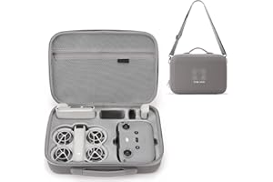 TaoAcc Borsa DJI Neo Fly More Combo per DJI Neo Case Custodia protettiva per DJI Neo RC-N3 e 6 batterie drone accessori portatile in PU con tracolla, grigio., DJI Neo Fly More Combo