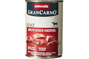 GRANCARNO Animonda Gran Carno - Cibo per Cani, misto di carne, 6 x 400 g
