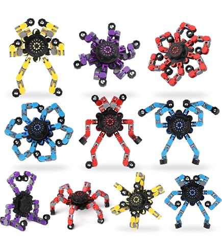 SPHERETRON 4 Stück Robot Fidget Spinner Spielzeug  Produktbild-Vorschau 2