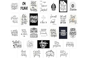Edition Seidel Set di 30 cartoline con scritte – Biglietti con scritta, regalo, bianco e nero, amore, amicizia, vita, motivazione, biglietti di compleanno