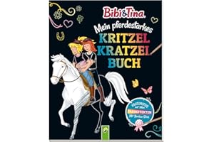 Bibi & Tina - Mein pferdestarkes Kritzel-Kratzel-Buch: Mit Bambus-Stick. Kratzmotive mit tollen Farbeffekten