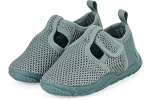 Sterntaler Badeschuhe Uni - Baby Aquaschuhe schnelltrocknend - Unisex Schwimmschuhe aus luftigem Mesh mit Klettverschluss Bequeme Strand Slipper