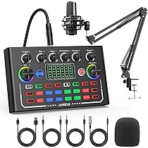 Kit Podcast Foltusymy - Microfono BM800 Con Scheda Audio E Accessori Per Streaming - Foto 2