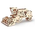 UGears 3D Self Propelled Model MECHANICAL Combine Harvester Wooden Gear Puzzle Eco Friendly Craft SET | STEM Learning DIY Kits for Teens | Educational Kit | Construction Set | Birthday Gifts for Kids
